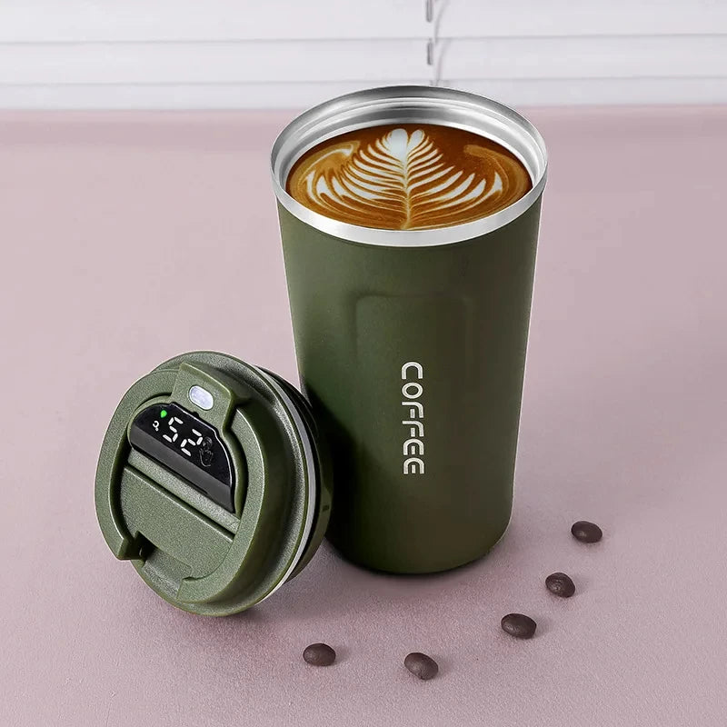 Cozy Personalized Insulated Coffee Mug with Lid - Keeps Drinks Hot for Hours