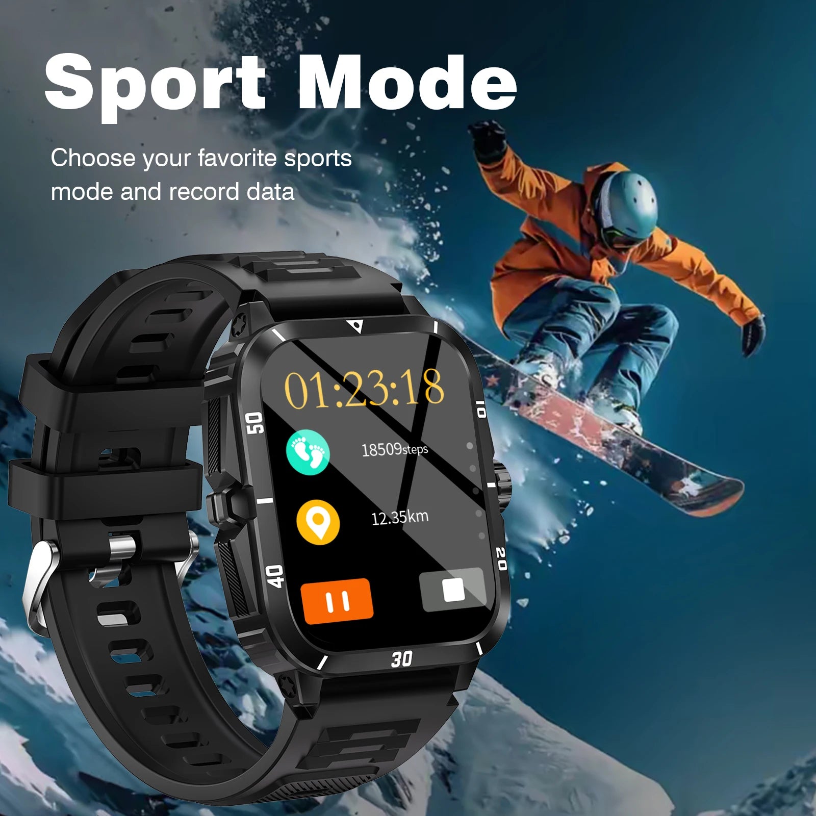 Popular new smartwatch, HD full touch display
