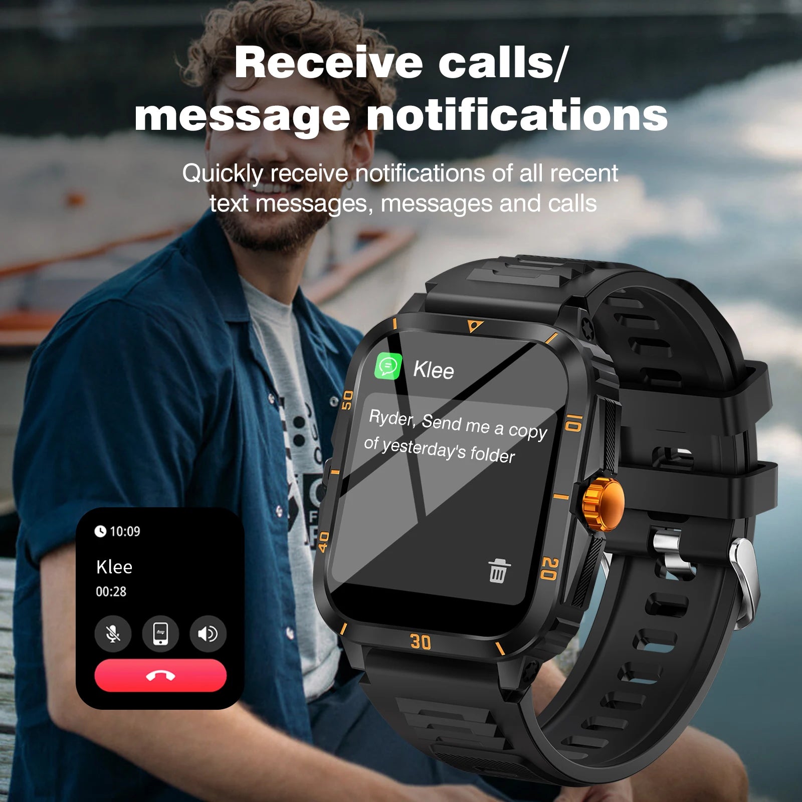 Popular new smartwatch, HD full touch display