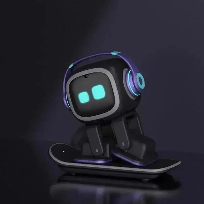EMO Robot Intelligent AI Emotional Communication Robots Voice Accompanying Desktop Electronic Pet Smart Robot Kid Gifts Xmas Toy