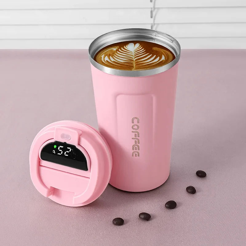 Cozy Personalized Insulated Coffee Mug with Lid - Keeps Drinks Hot for Hours