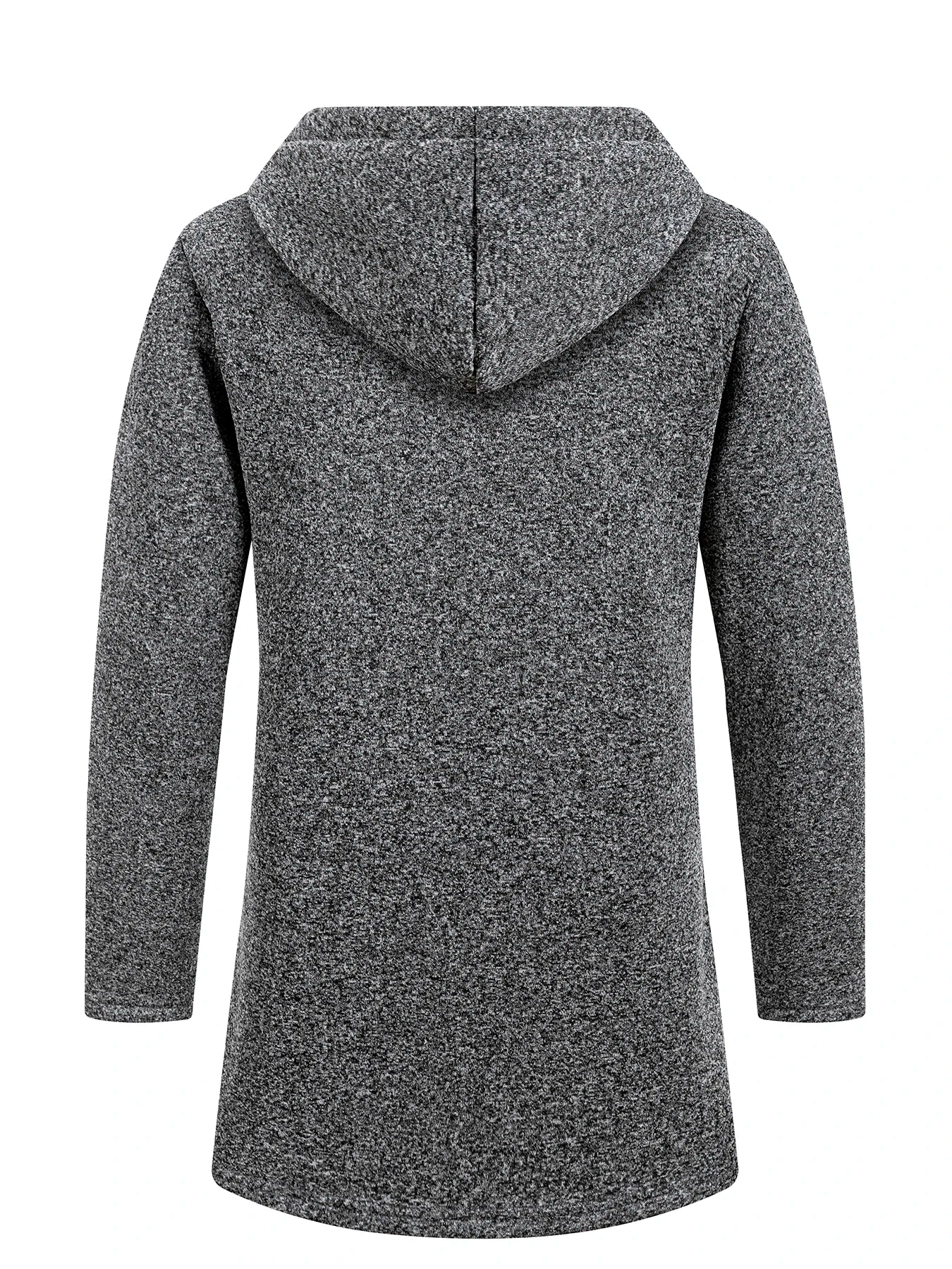 Autumn Winter Men's Hoodies Jacket Fleece Warm Zipper Hooded Sweatshirts Loose Casual Long Sleeve Coat Solid Color Outerwear