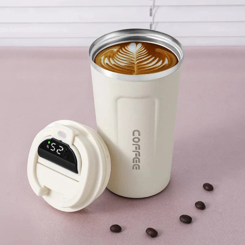 Cozy Personalized Insulated Coffee Mug with Lid - Keeps Drinks Hot for Hours