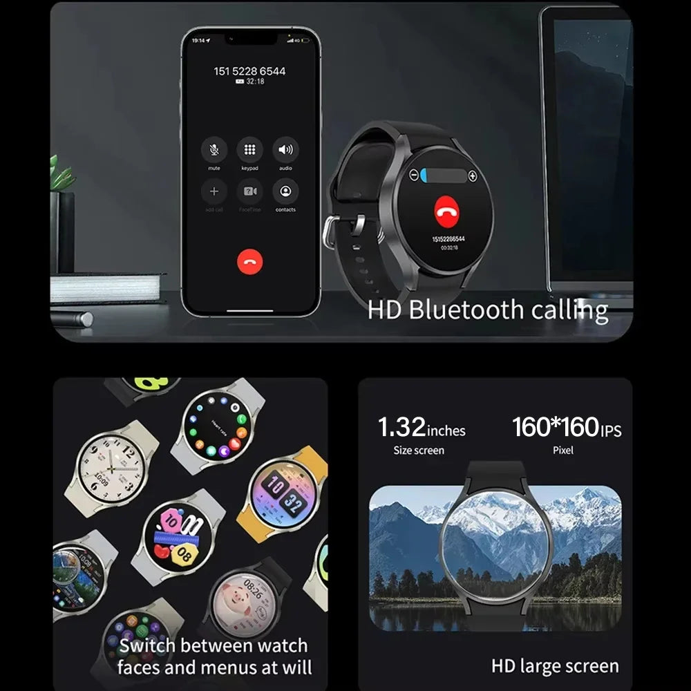 KESHUYOU 2025 New Women's Fashion Smart Watch 6 Bluetooth
