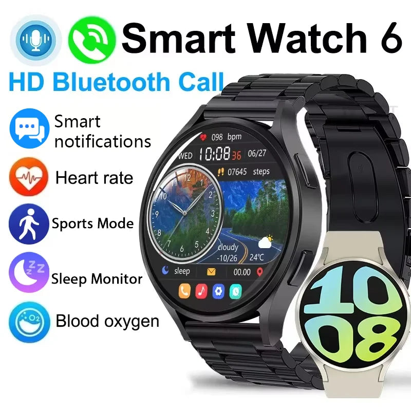 KESHUYOU 2025 New Women's Fashion Smart Watch 6 Bluetooth
