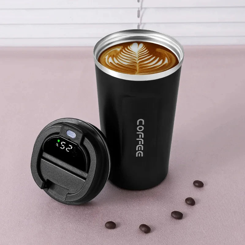 Cozy Personalized Insulated Coffee Mug with Lid - Keeps Drinks Hot for Hours