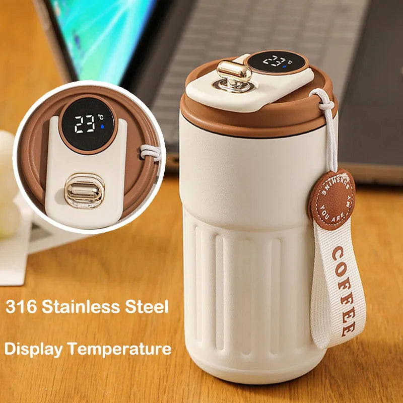 Cozy Personalized Insulated Coffee Mug with Lid - Keeps Drinks Hot for Hours