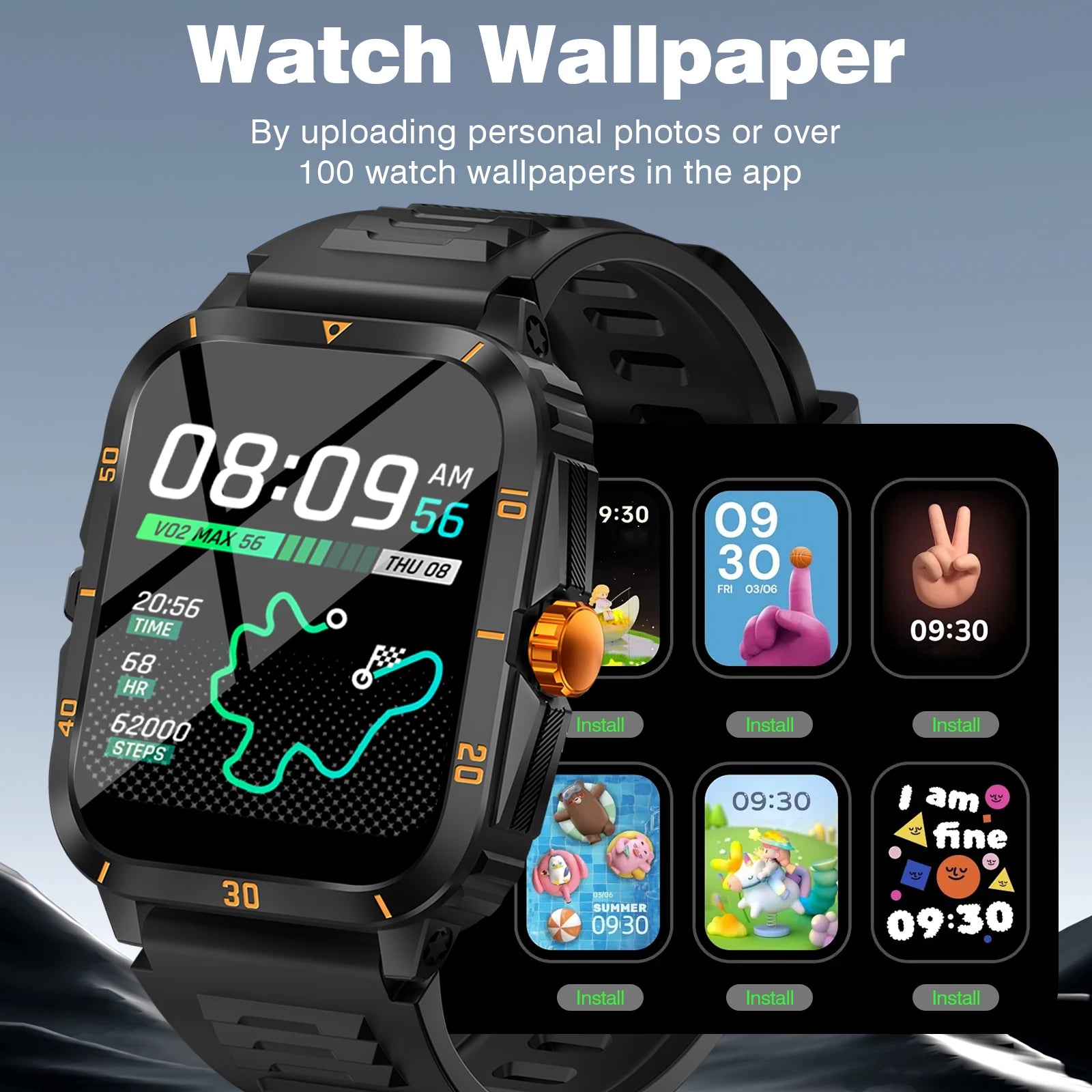 Popular new smartwatch, HD full touch display